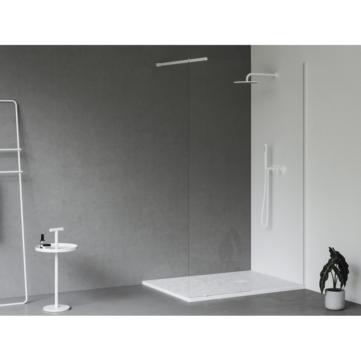 Dušo padėklas Slate Pro 100x90 baltas matinis 2