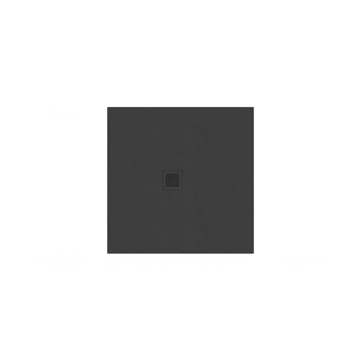 Dušo padėklas Slate Pro 80x80 juodas matinis Dušo padėklas Slate Pro 80x80 juodas matinis