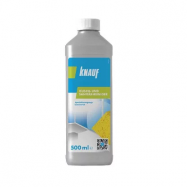Dušo kabinų ir sanitarinių zonų valiklis KNAUF Dusch Und Sanitär Reiniger, 500ml Dušo kabinų ir sanitarinių zonų valiklis KNAUF Dusch Und Sanitär Reiniger, 500ml