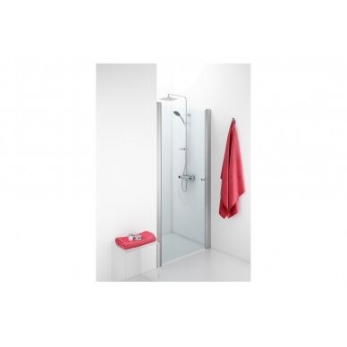 Dušo durys į nišą IDO Showerama 10-0 800, skaidrus stiklas