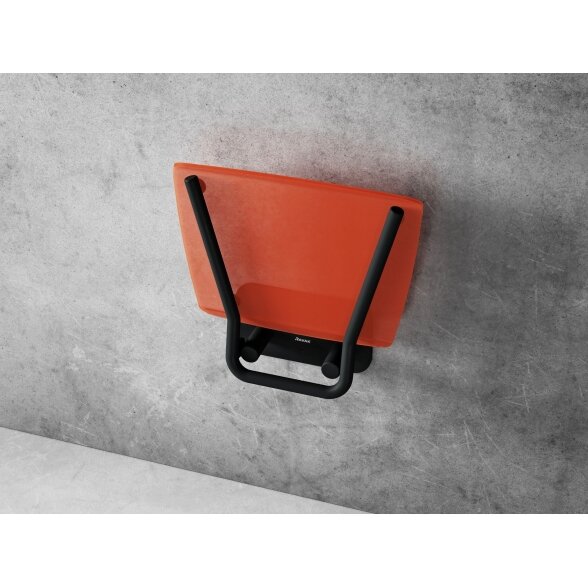 Dušo sėdynė Ovo B II, orange/juoda 1