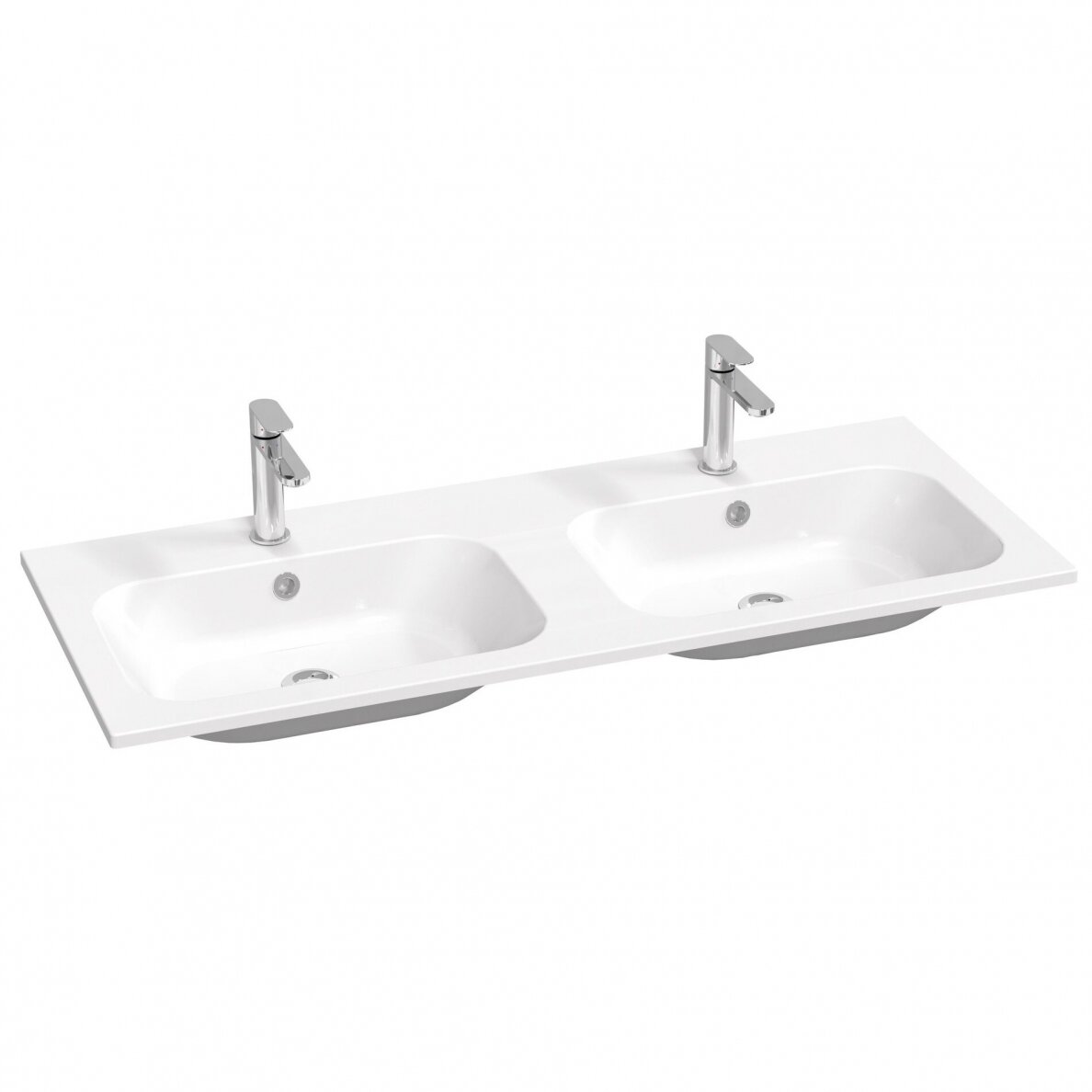 Dvigubas praustuvas RAVAK Chrome Slim 120, 120x49cm