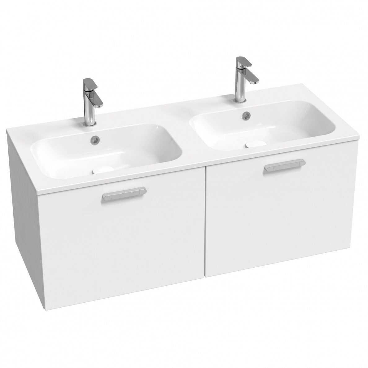 Dvigubas praustuvas RAVAK Chrome Slim 120, 120x49cm 3