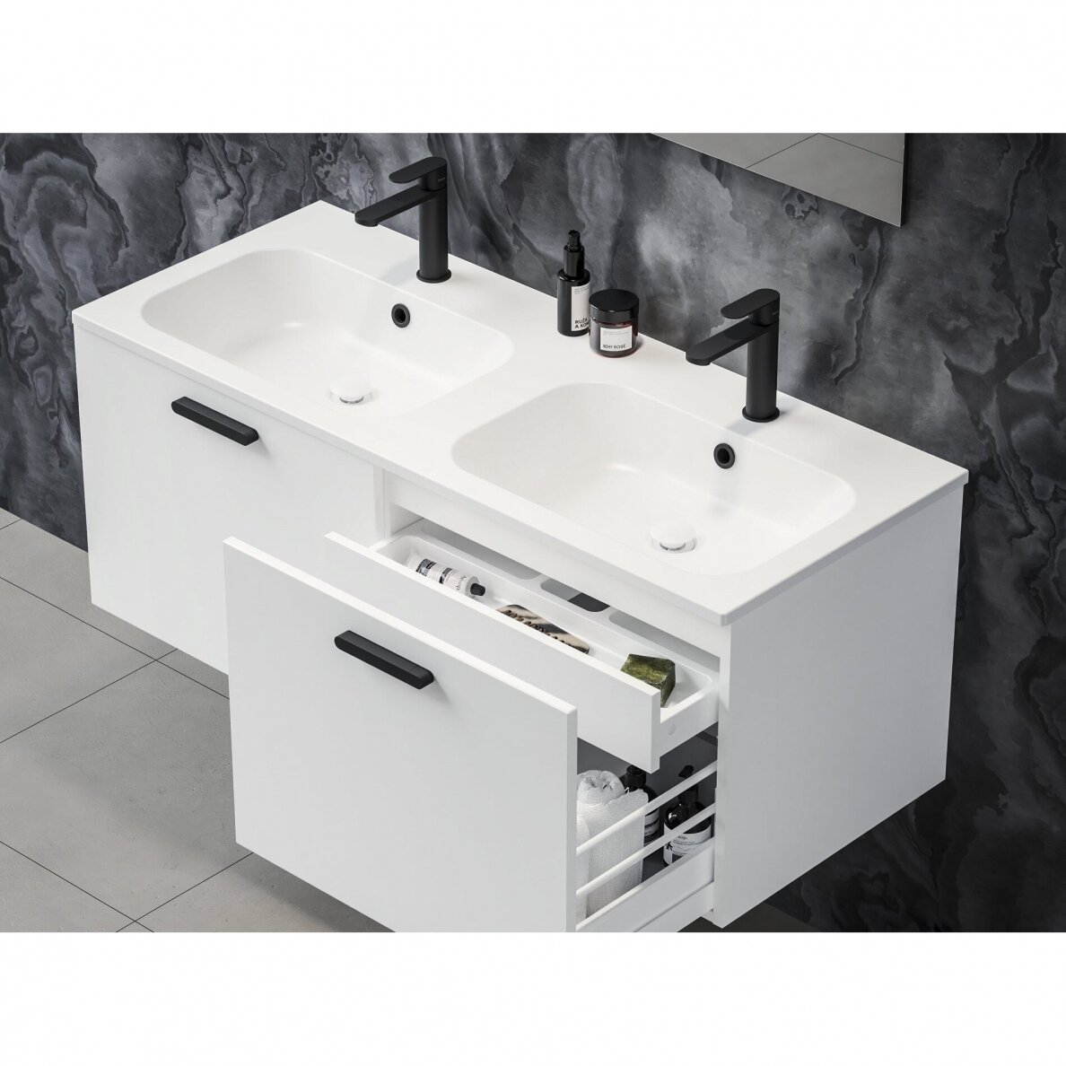 Dvigubas praustuvas RAVAK Chrome Slim 120, 120x49cm 1