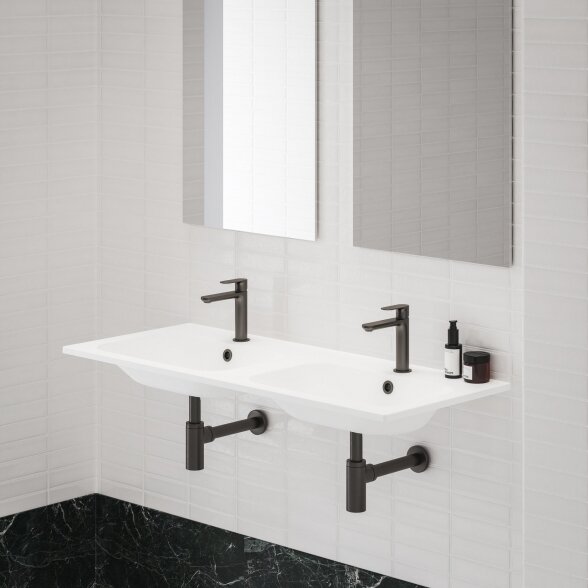 Dvigubas praustuvas RAVAK Chrome Slim 120, 120x49cm 2