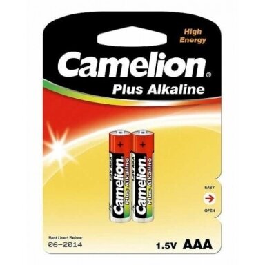 Elementai CAMELION Alkaline LR03-BP2 AAA, 2vnt.