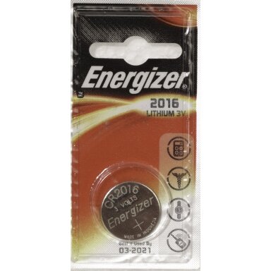 Maitinimo elementai ENERGIZER CR2016 Max, 1vnt Maitinimo elementai ENERGIZER CR2016 Max, 1vnt