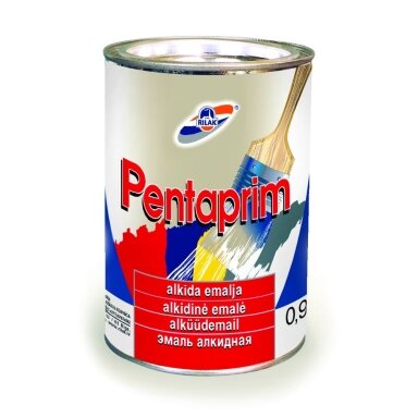 Alkidiniai emaliniai dažai RILAK Pentaprim, 0,9l šviesiai mėlyna sp.