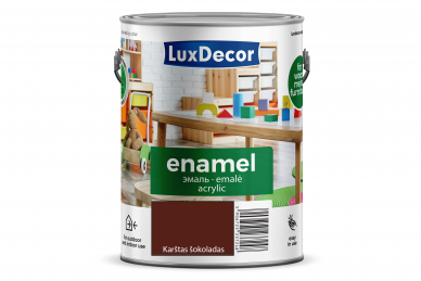 Emalė akrilinė - blizgi (Karštas šokoladas) „Luxdecor“ 2,5l