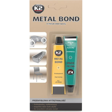 Epoksidiniai klijai metalui K2 METAL BOND B116