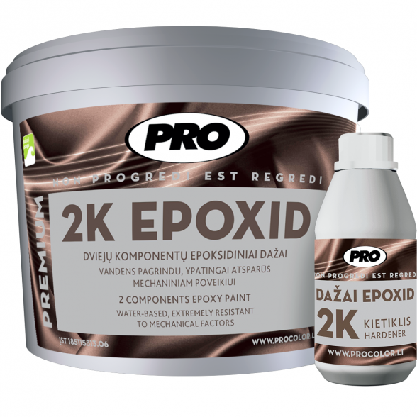 Dažai PRO Epoxid A bazė, 3kg balta sp. Dažai PRO Epoxid A bazė, 3kg balta sp.