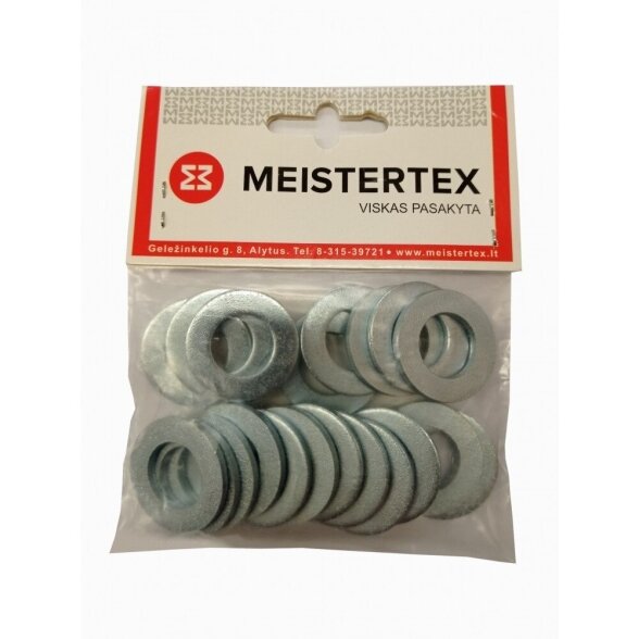 Poveržlės F14 DIN125 MEISTERTEX (20vnt) Poveržlės F14 DIN125 MEISTERTEX (20vnt)