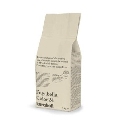 Cementinis plytelių siūlių glaistas FUGABELLA Color 24, 3kg Cementinis plytelių siūlių glaistas FUGABELLA Color 24, 3kg