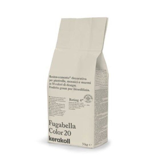 Cementinis plytelių siūlių glaistas FUGABELLA Color 20, 3kg Cementinis plytelių siūlių glaistas FUGABELLA Color 20, 3kg