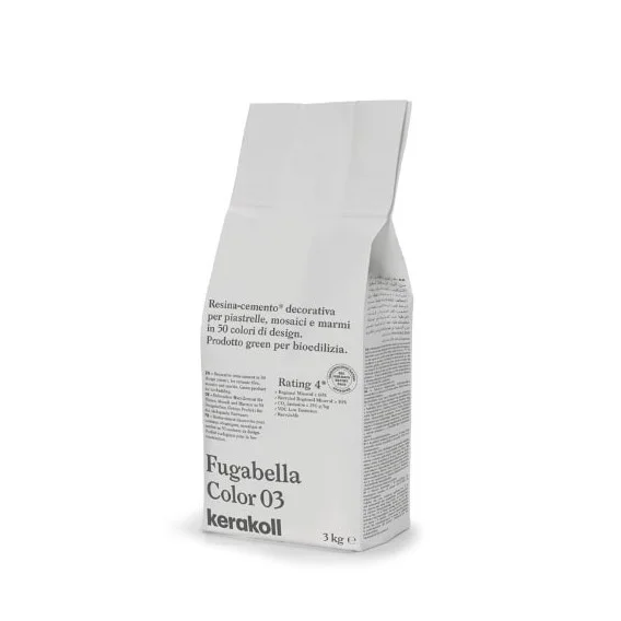 Cementinis plytelių siūlių glaistas FUGABELLA Color 03, 3kg Cementinis plytelių siūlių glaistas FUGABELLA Color 03, 3kg