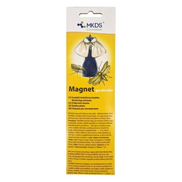 Gaudyklė drabužinėms kandims MKDS Magnet Garderobe Gaudyklė drabužinėms kandims MKDS Magnet Garderobe