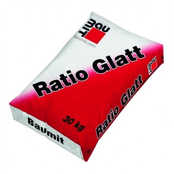Gipsinis mišininis tinkas BAUMIT Ratio Glatt, 30kg Gipsinis mišininis tinkas BAUMIT Ratio Glatt, 30kg