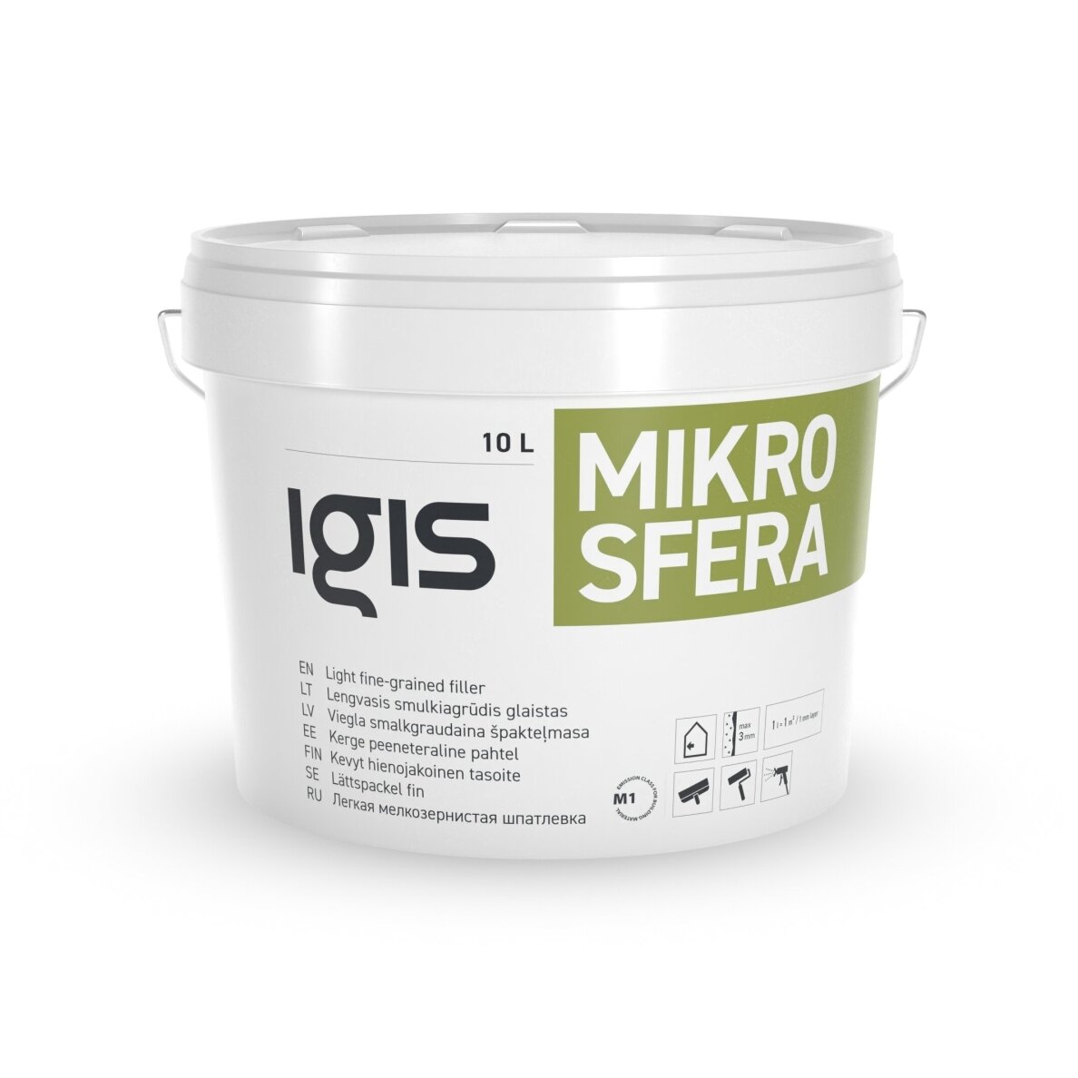 Glaistas IGIS Mikrosfera, 10l Glaistas IGIS Mikrosfera, 10l