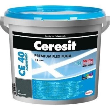 Plytelių tarpų glaistas CERESIT CE40, 5kg platinum (14) Plytelių tarpų glaistas CERESIT CE40, 5kg platinum (14)