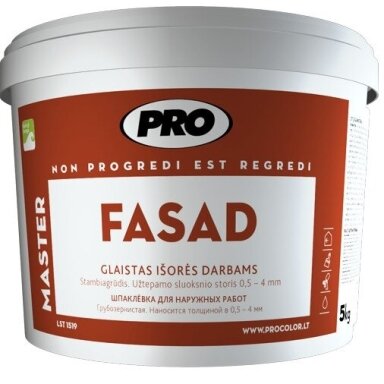 Glaistas PRO Fasad, 5kg Glaistas PRO Fasad, 5kg