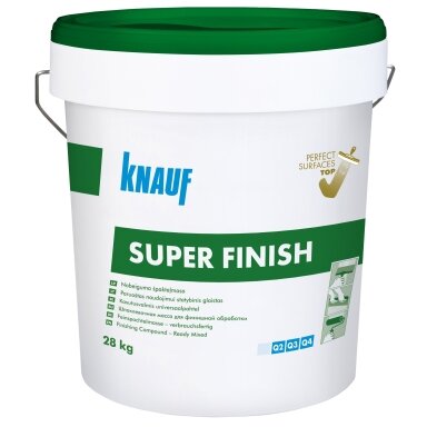 Glaistas KNAUF Super Finish, 28kg Glaistas KNAUF Super Finish, 28kg
