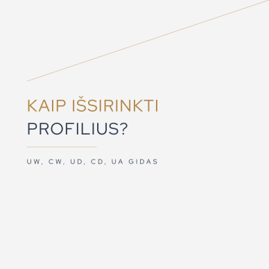 Kaip išsirinkti profilį pertvaroms ir luboms: UW, CW, UD, CD, UA gidas Kaip išsirinkti profilį pertvaroms ir luboms: UW, CW, UD, CD, UA gidas