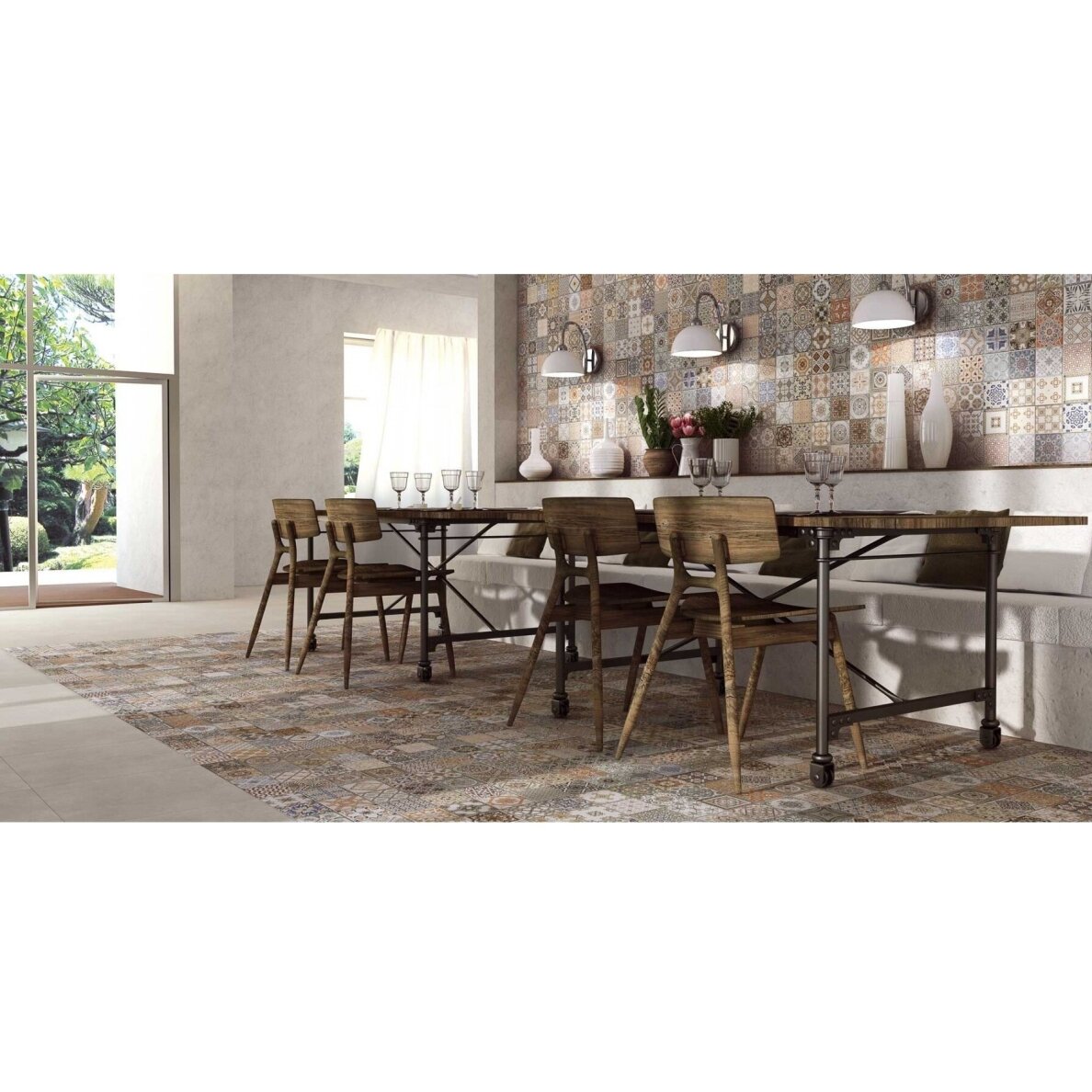 Akmens masės plytelės Provenza Deco, 44,2x44,2 cm 3 Akmens masės plytelės Provenza Deco, 44,2x44,2 cm 3