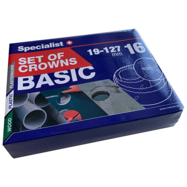 Gręžimo karūnų rinkinys SPECIALIST+, 16vnt.