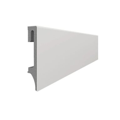 Grindjuostė PVC VOX Espumo, 240 x 8 x 1,6 cm, šviesiai pilka sp. (202)