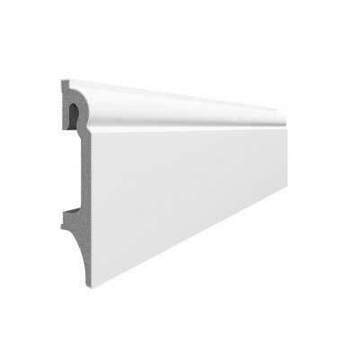 Grindjuostė PVC VOX Espumo, 240 x 8 x 1,6 cm, balta sp. (301)