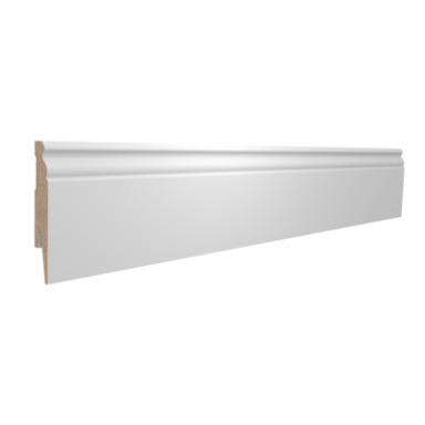 Grindjuostė MDF PRESTIGE P124, 2400x100x16mm balta sp. (B134)