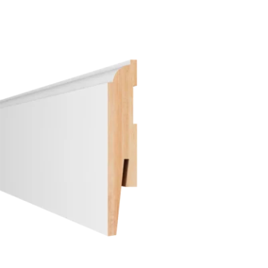 Grindjuostės MDF ARBITON Folia MP0901, 242 x 10 x 1,5 cm, balta sp.