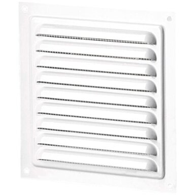 Ventiliacinės grotelės VENTS MVM125S, 125x125mm balta sp. Ventiliacinės grotelės VENTS MVM125S, 125x125mm balta sp.