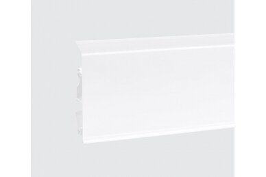 Grindjuostė PVC EVO 001 Balta (2500 x 70 x 20,7 mm)