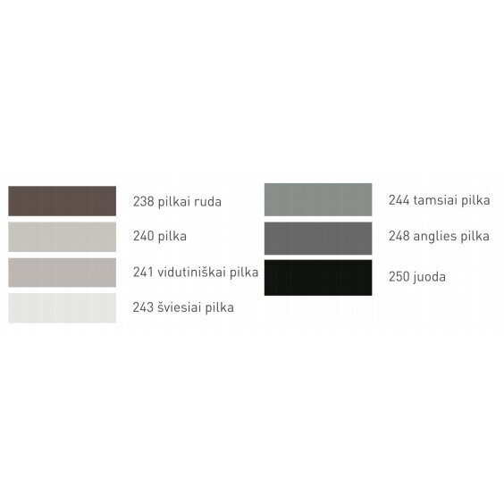 Plytelių tarpų glaistas KIILTO Floor Tile Grout, 3kg pilkai ruda sp. 238 1