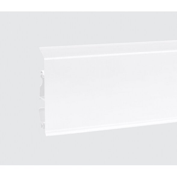 Grindjuostė PVC EVO 001 Balta (2500 x 70 x 20,7 mm)