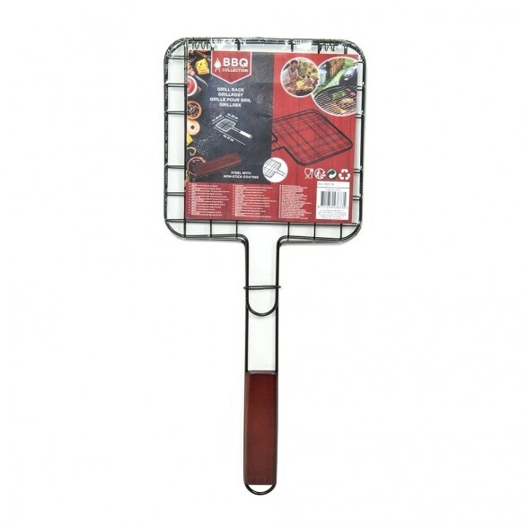 Grotelės griliui BBQ, 47,5x20x1,5cm Grotelės griliui BBQ, 47,5x20x1,5cm