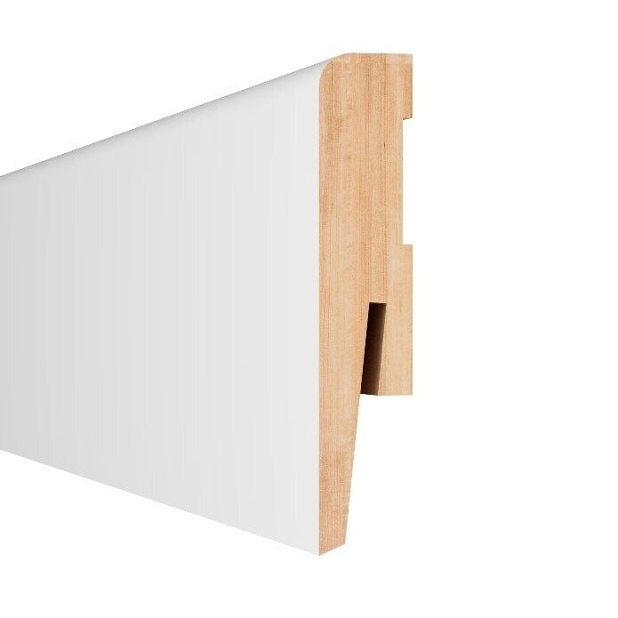 Grindjuostės MDF ARBITON Folia MP0801, 242 x 8 x 1,5 cm, balta sp. Grindjuostės MDF ARBITON Folia MP0801, 242 x 8 x 1,5 cm, balta sp.