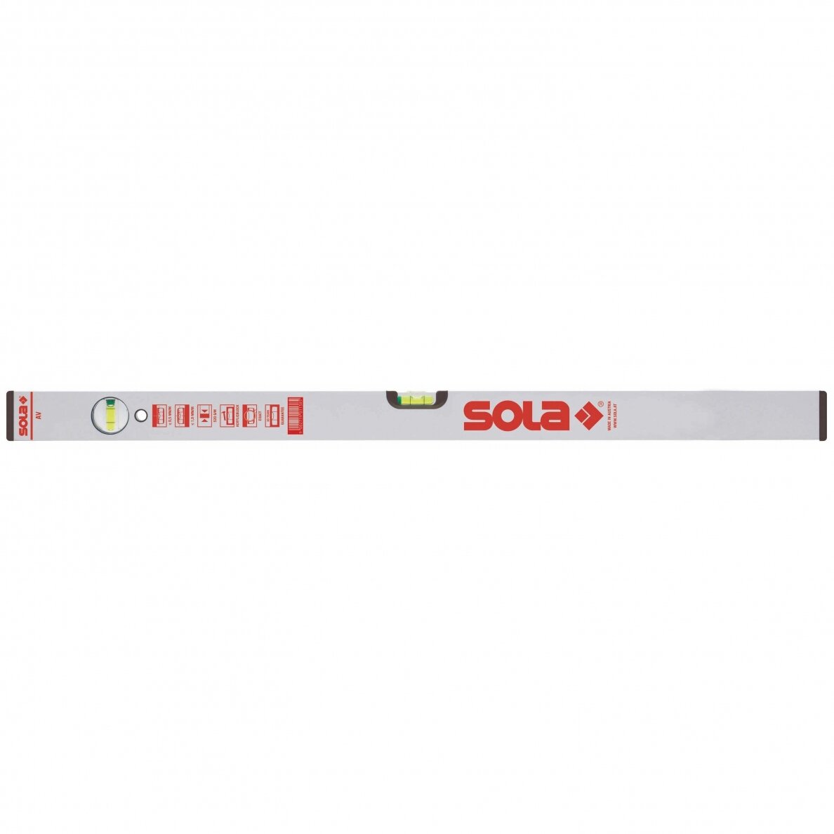 Aliuminis gulsčiukas SOLA 2L 0,5mm/m, 150cm