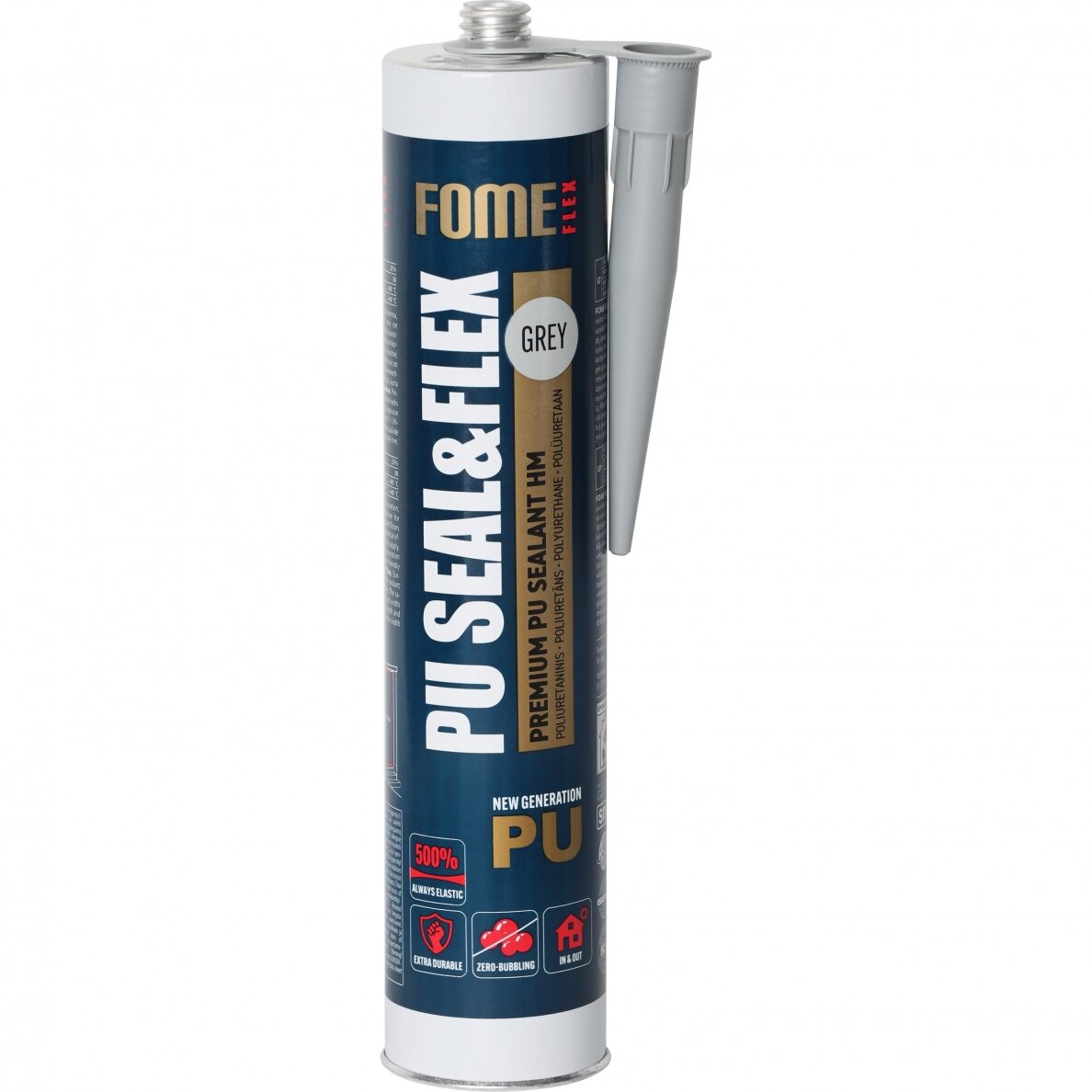 Hermetikas FOME FLEX PU Seal and Flex Premium, 300ml pilka sp. Hermetikas FOME FLEX PU Seal and Flex Premium, 300ml pilka sp.