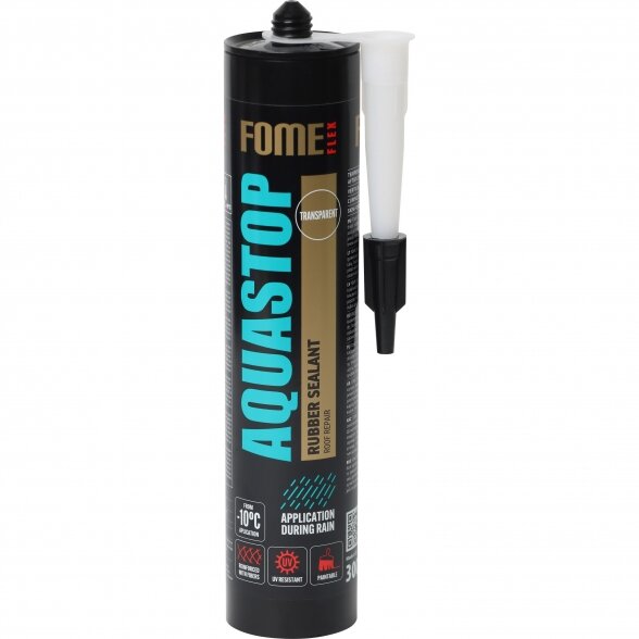 Hermetikas FOME FLEX Aquastop, 300ml skaidri sp. Hermetikas FOME FLEX Aquastop, 300ml skaidri sp.