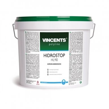 Hidroizoliacja VINCENTS POLYLINE Hidrostop HL110, 5kg Hidroizoliacja VINCENTS POLYLINE Hidrostop HL110, 5kg