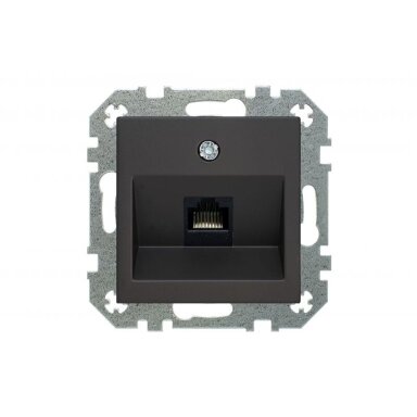 Kištukinis kompiuterio lizdas LIREGUS RJ45 Retro, juoda sp. Kištukinis kompiuterio lizdas LIREGUS RJ45 Retro, juoda sp.