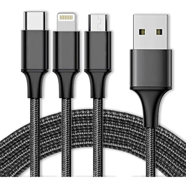 Įkrovimo laidas ALBURNUS USB Apple Micro USB Type-C