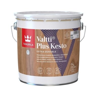 Medienos impregnantas TIKKURILA Valtti Plus Kesto OPP, 2,7l Medienos impregnantas TIKKURILA Valtti Plus Kesto OPP, 2,7l