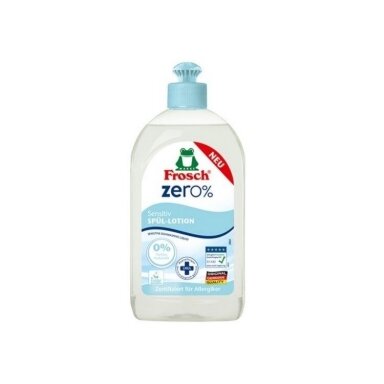 Indų ploviklis FROSCH Zero sensitive, 500ml Indų ploviklis FROSCH Zero sensitive, 500ml
