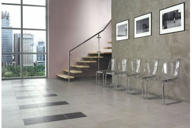 Akmens masės grindų plytelės Milton Graphite, 29,7x29,7cm 1