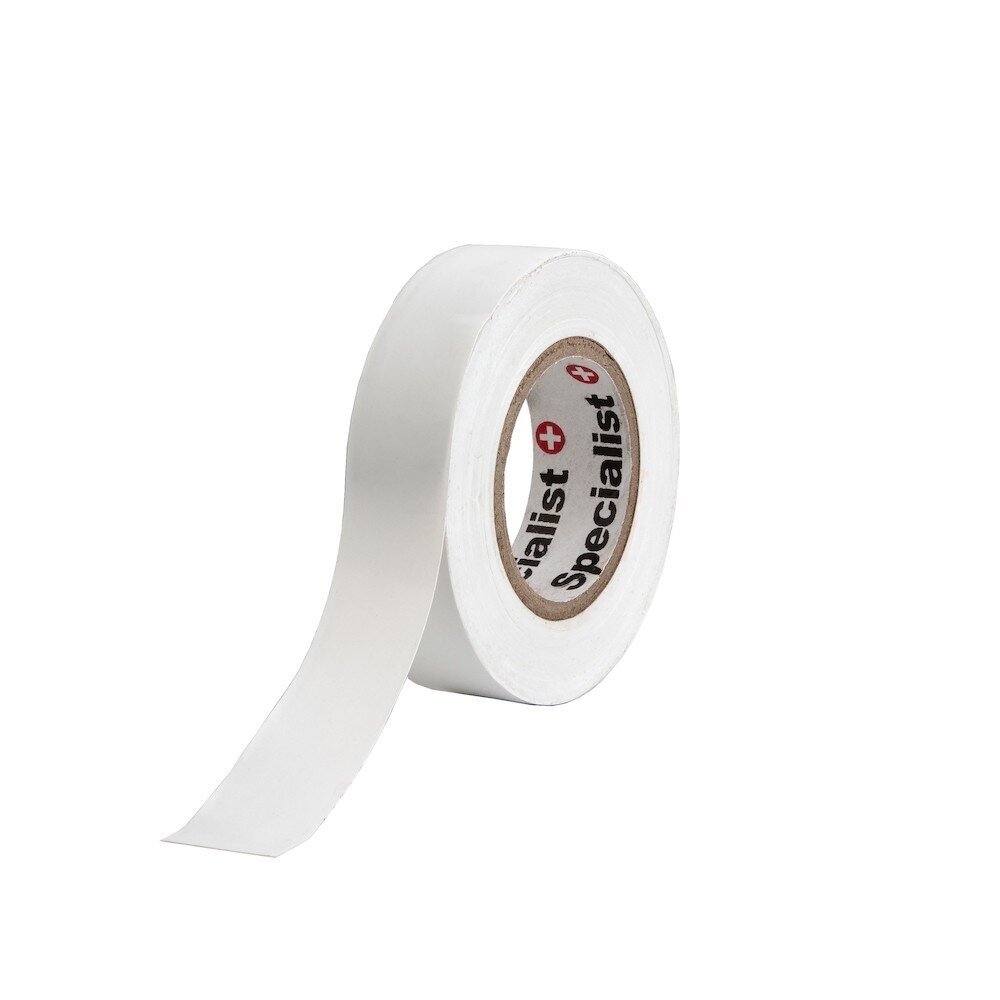 Izoliacinė juosta SPECIALIST+, 19mm 20m balta sp. 1