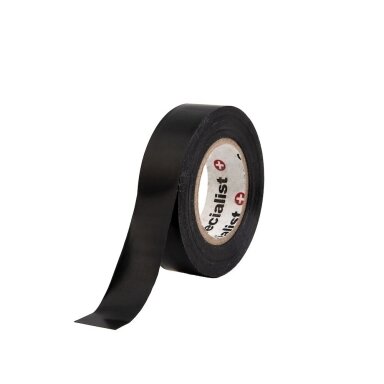 Izoliacinė juosta SPECIALIST+, 19mm 20m juoda sp. Izoliacinė juosta SPECIALIST+, 19mm 20m juoda sp.