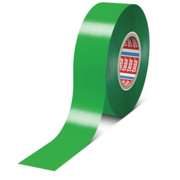 Izoliacinė juosta TESA Tesaflex, 19mm 33m žalia sp. Izoliacinė juosta TESA Tesaflex, 19mm 33m žalia sp.